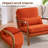 Lemley Mid Century Solid Wood Accent Chair Upholstered Armchair With An Extra Pillow （Set Of 2)-1868521254