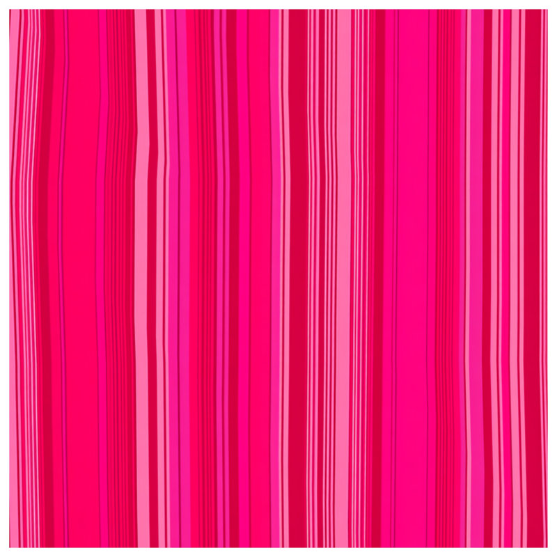 Tapis de bain rose à rayures, 24in W x 17in L