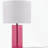 Glass Table Lamp Pink See below