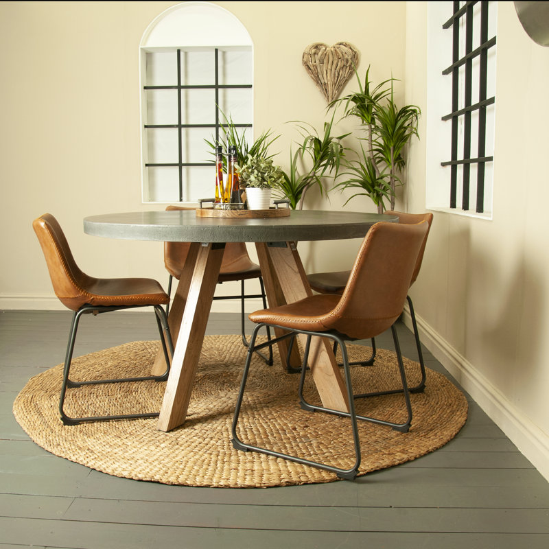 Windsor Upholstered Dining Chair, Tan