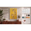 Daffodils Against Stripes Botanical - Wrapped Canvas-1722499368-1722499347