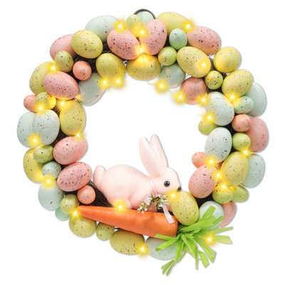 Plastic 42 cm Wreath