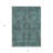 3' X 5' Turquoise Oriental Washable Non Skid Indoor Outdoor Area Rug