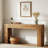 63-Inch Solid Wood Console Table-1892562598