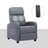 25.59" Wide Modern and Upholstered Soft Push Back Recliner With Massage 