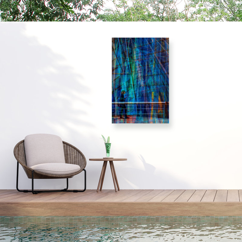 «Blu on Canvas» par Massimo Della Latta, reproduction, H 32 po x l 22 po