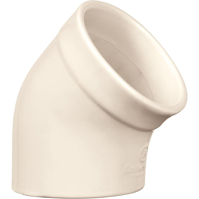 Emile Henry Ceramic Kitchenware Durable Salt Pig, Dishwasher Safe, Burgundy, Cream
