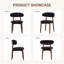 Chaises d'appoint rembourrées en bois massif Maylon-2033522887