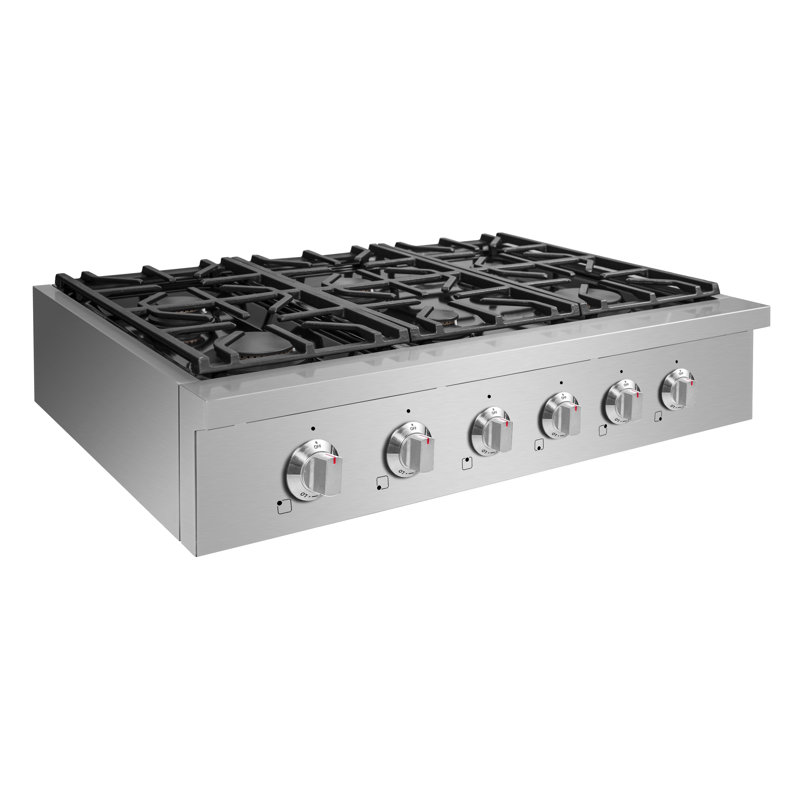 36" Gas Cooktop with 6 Burners
