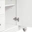 Armoire de salle de bain contemporaine avec lavabo en résine, 4 tiroirs et 1 porte Drostan-1664274546