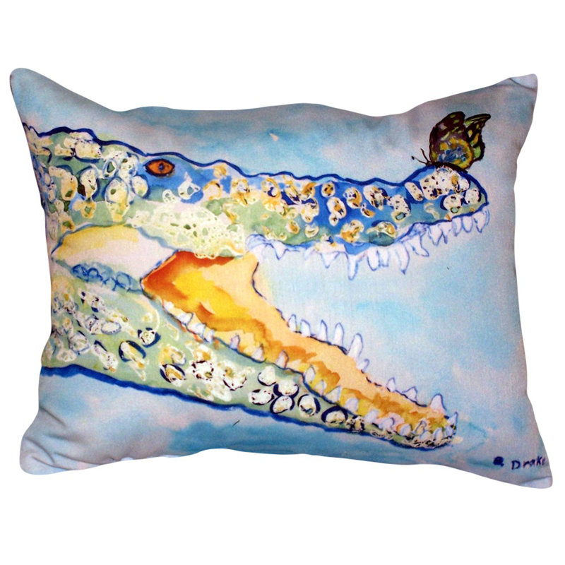 Coussin extérieur Croc and Butterfly