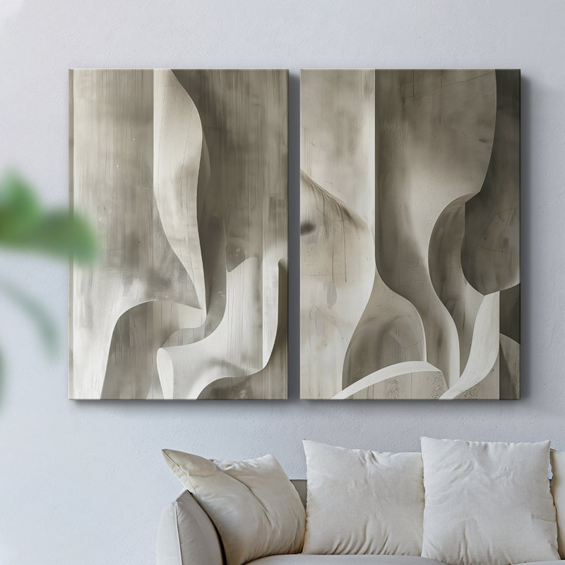 ABSTRACT Series CDLXX-Premium Gallery Wrapped Canvas -Ready to Hang, 27" H x 36" W
