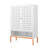 Grid Double Door Shoe Cabinet-529933140