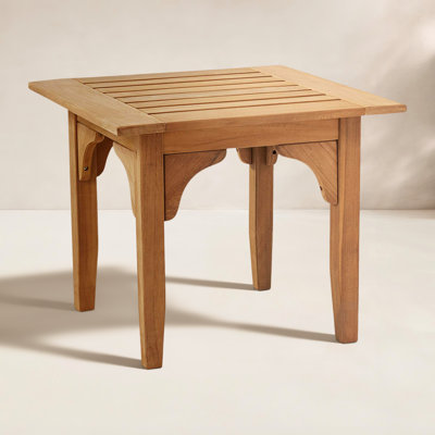 Summerton 22'' Teak Outdoor Side Table