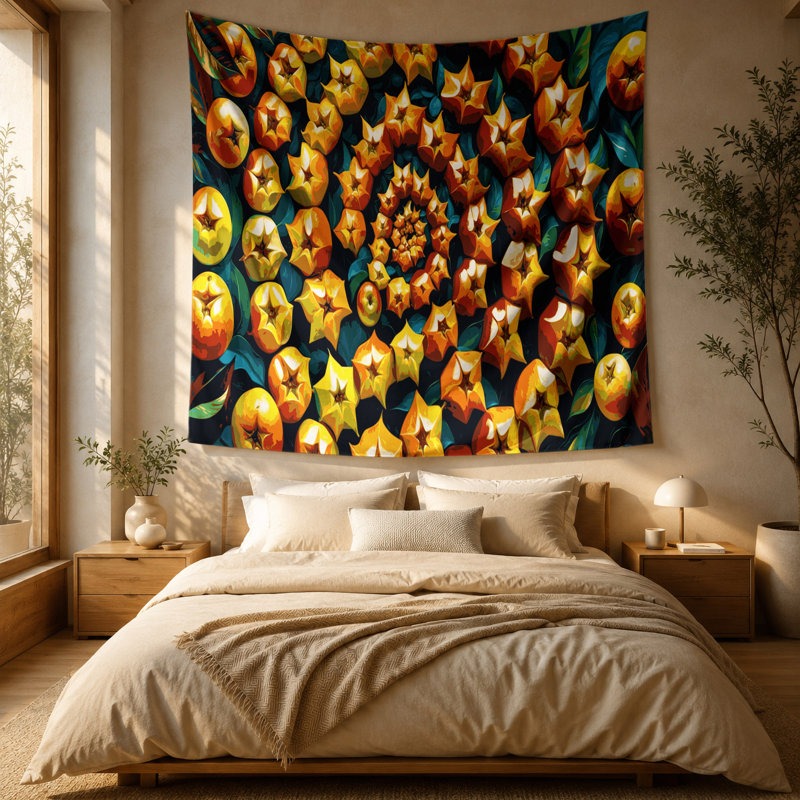 Tapisserie murale Fruit, 88 po x 104 po