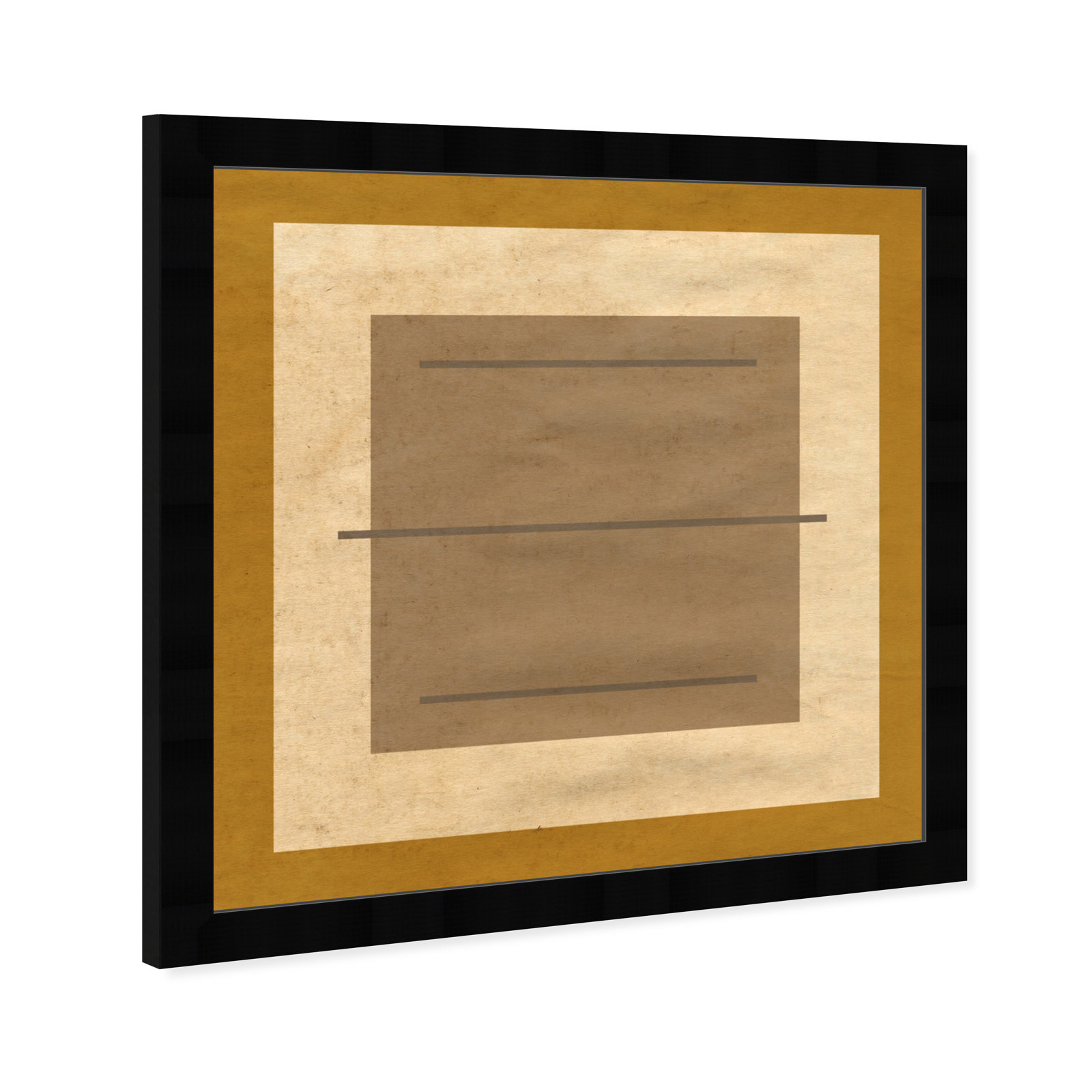Amarillo Alberto by Oliver Gal, Black, 42" H x 42" W x 0.5" D