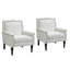 Upholstered Linen Armchair-165389805