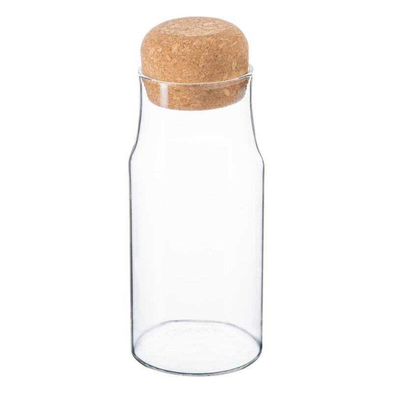 Glass Jar, 17cm H x 7cm W x 7cm D
