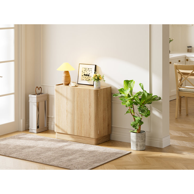 Buffet de 31 po avec 2 tablettes réglables pour la salle à manger et le vestibule Avenley, H 32 po x l 31 po x P 15,6 po