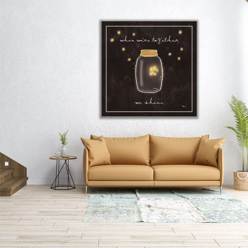 «Firefly Glow II», impression sur toile, H 12 po x l 12 po