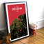 Havana City Map - No Frame Print-1282279160