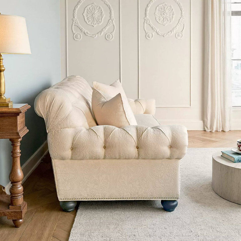 French Light Luxury Off-white  Sofa