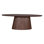 Calabasas 86" Oval Dining Table in Toffee Nut