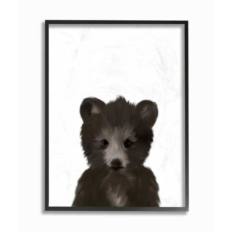 Art sur toile Sharpton, Cadre noir, H 14 po x l 11 po x P 1,5 po