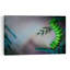 Vibrant Green Caterpillar Colorful Vibrant Animal Nature Wall Art Print 1 Piece Wrapped Canvas Wall Art-1231429308