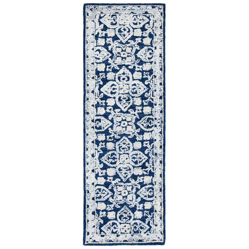 Vahakn Hand Tufted Wool, Viscose Oriental Rug, Runner 2'3" x 7'