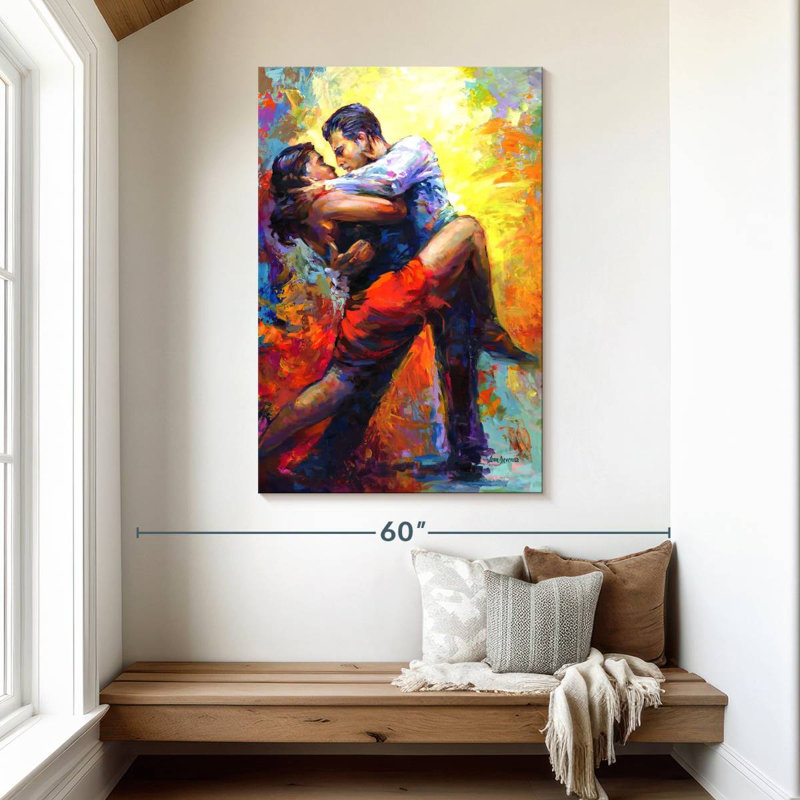 Tango Fire, 48" H x 32" W