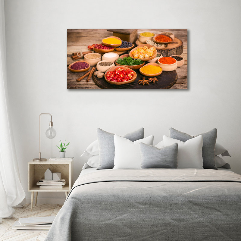 Spices And Herbs - Wrapped Canvas Print