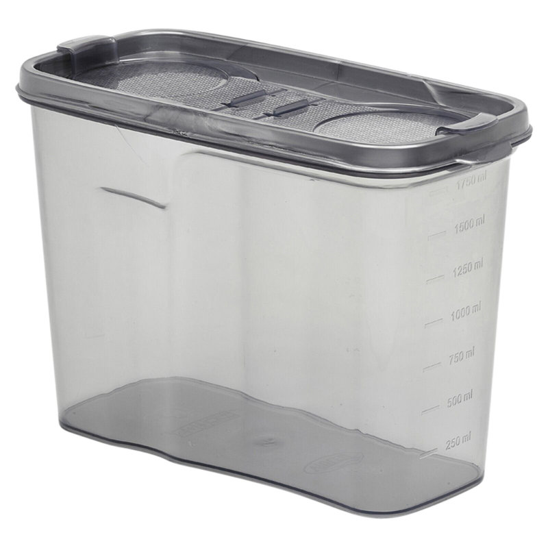 Laci Food Storage Container, Black/Black