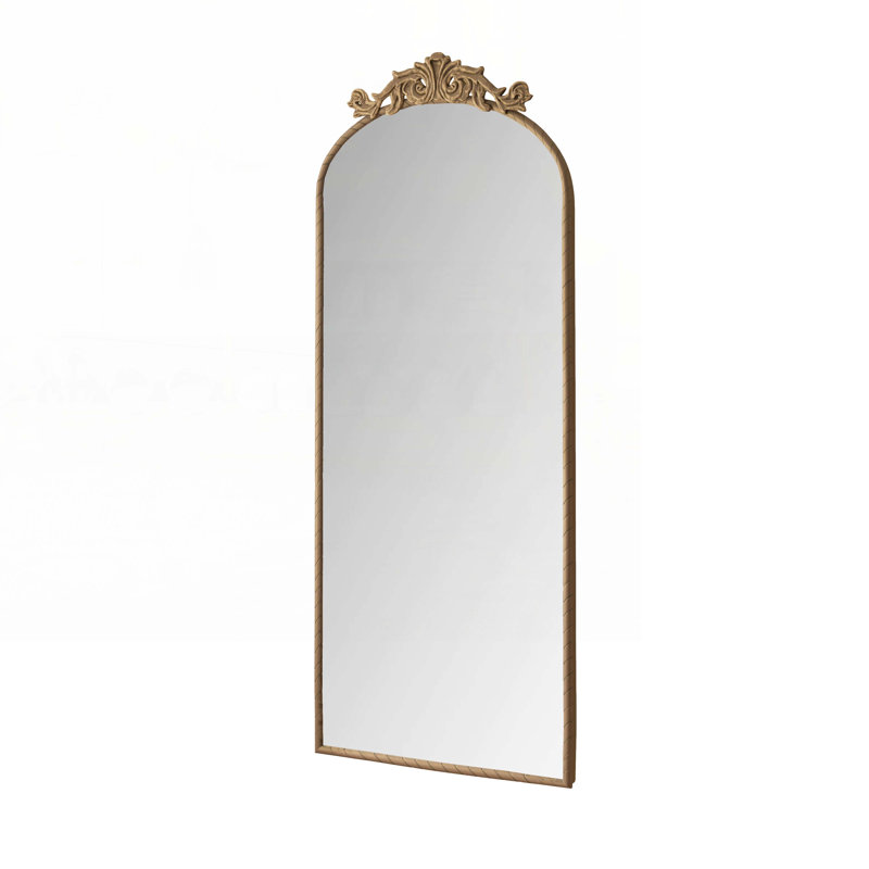 58"x24" Arched Full Body Mirror, Bronze