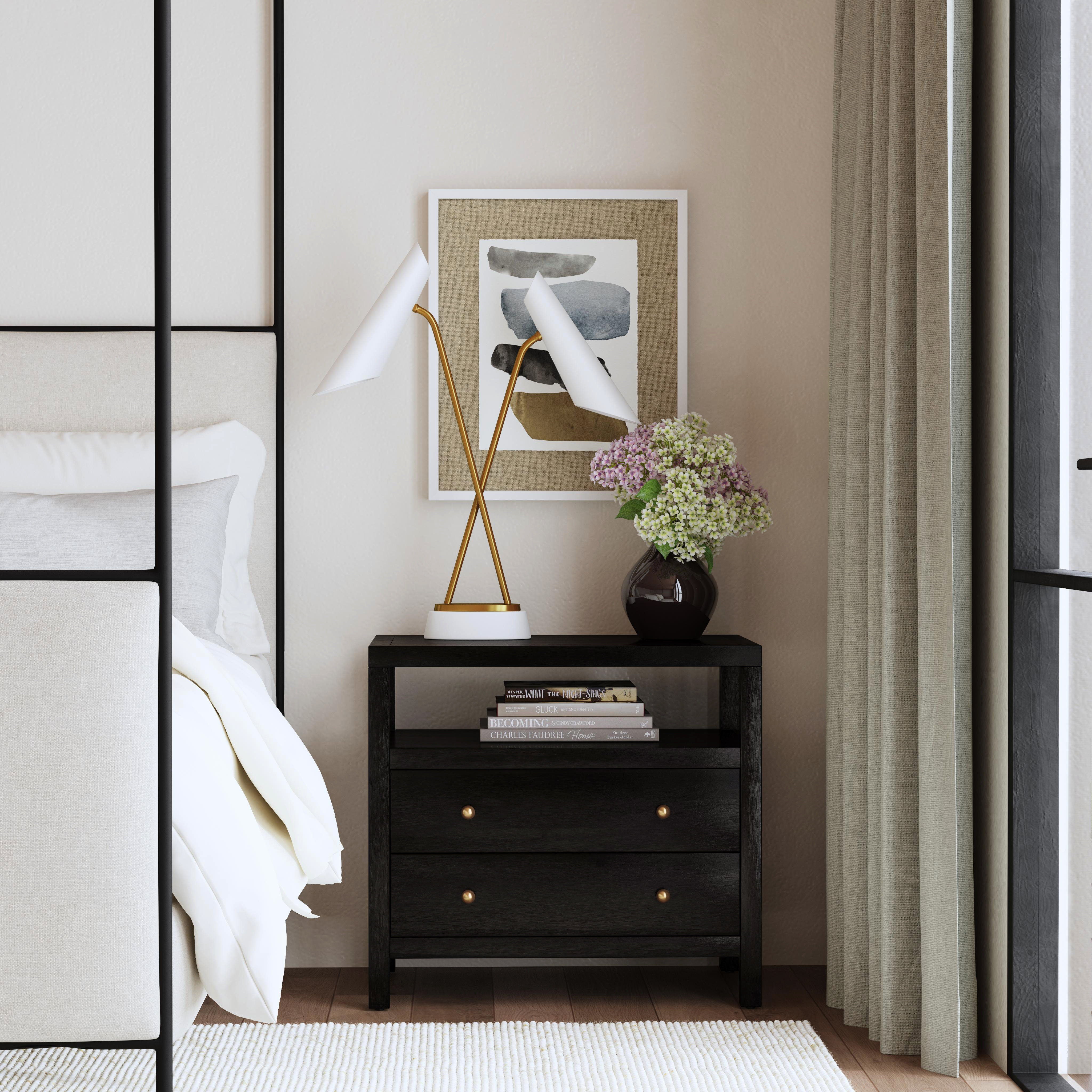 Celine 28" 2-Drawer Nightstand
