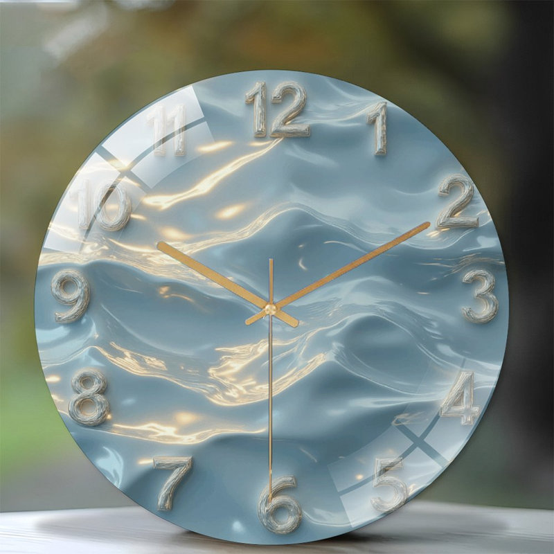 Horloge murale moderne 12 po