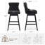 Solid wood swivel stool-356181182-354356424