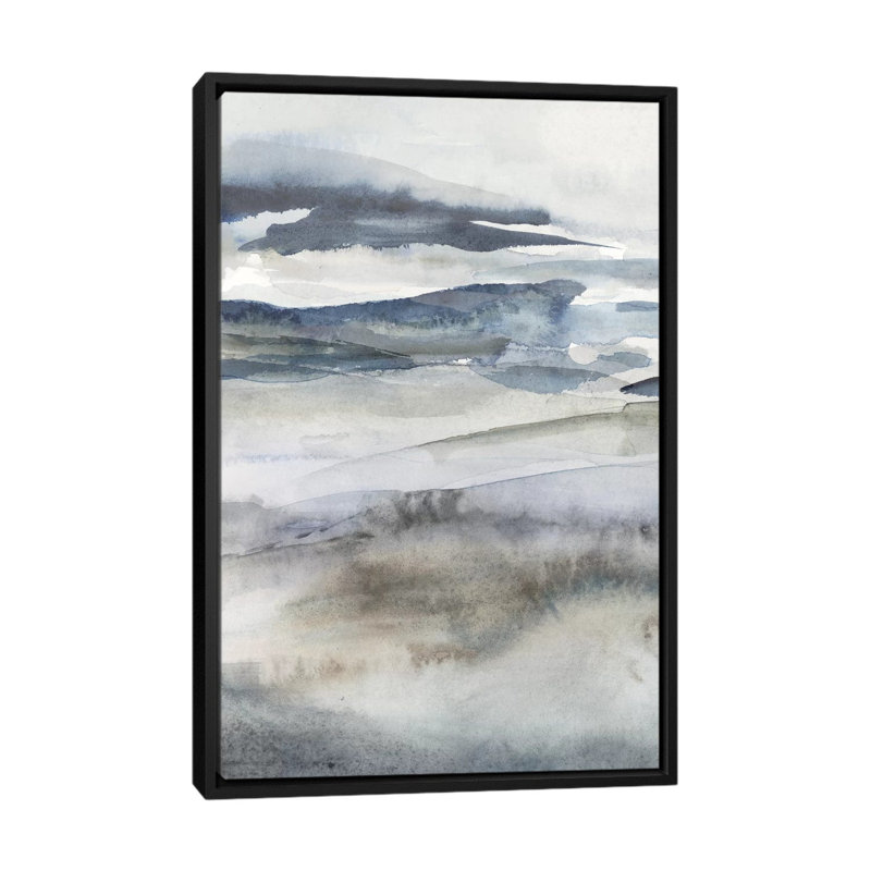 « neutral salage », reproduction sur toile, H 26 po x l 18 po x P 1,5 po, Toile avec cadre noir, Pas de tapis