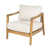 Beige Cushion/Teak Frame is out of stock