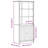 Bookcase BODO 32.3"x15.7"x68.1" Solid Wood Pine-91895558