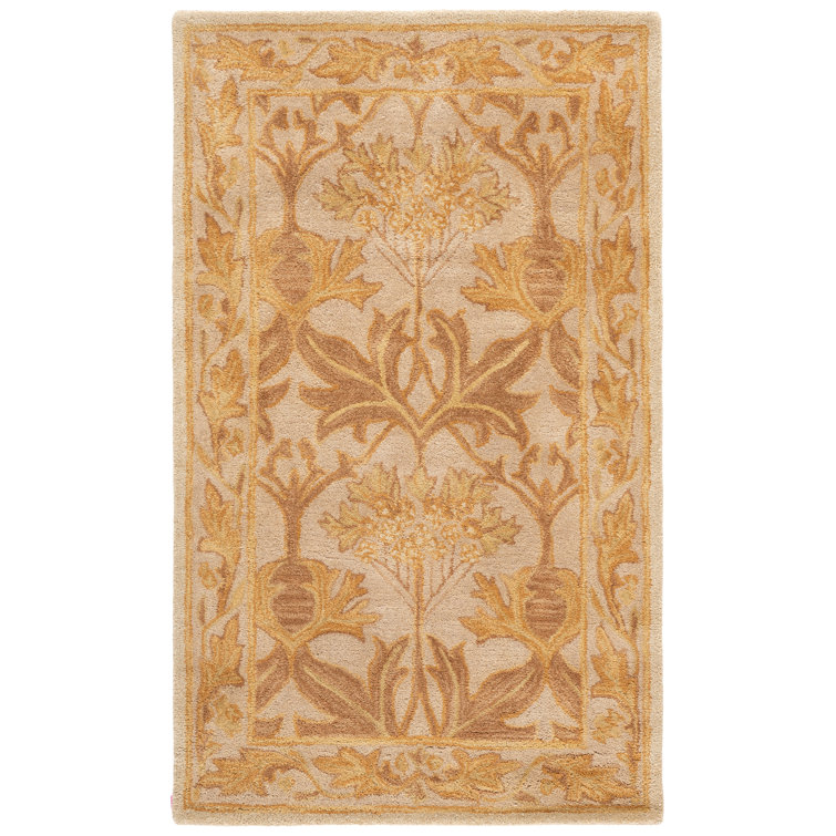 Antiquity Hand-Tufted Beige / Gold Area Rug