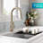 KRAUS Oletto Touchless Sensor Pull-Down Single Handle Kitchen Faucet-90791047