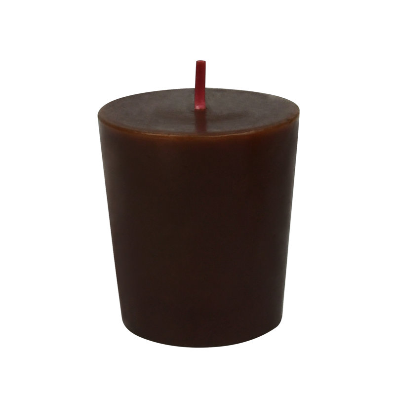 Bougie votive sans parfum Votive, Brun, Ensemble de 12