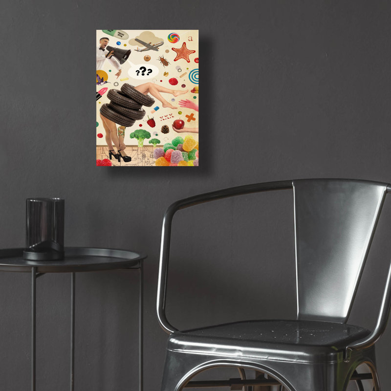 «Candide» par Elo Marc, art mural en verre acrylique, H 16 po x l 12 po x P 0,13 po