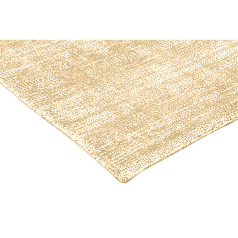 Tapis doré bouclé / crocheté à la main, Rectangle 12 pi x 15 pi