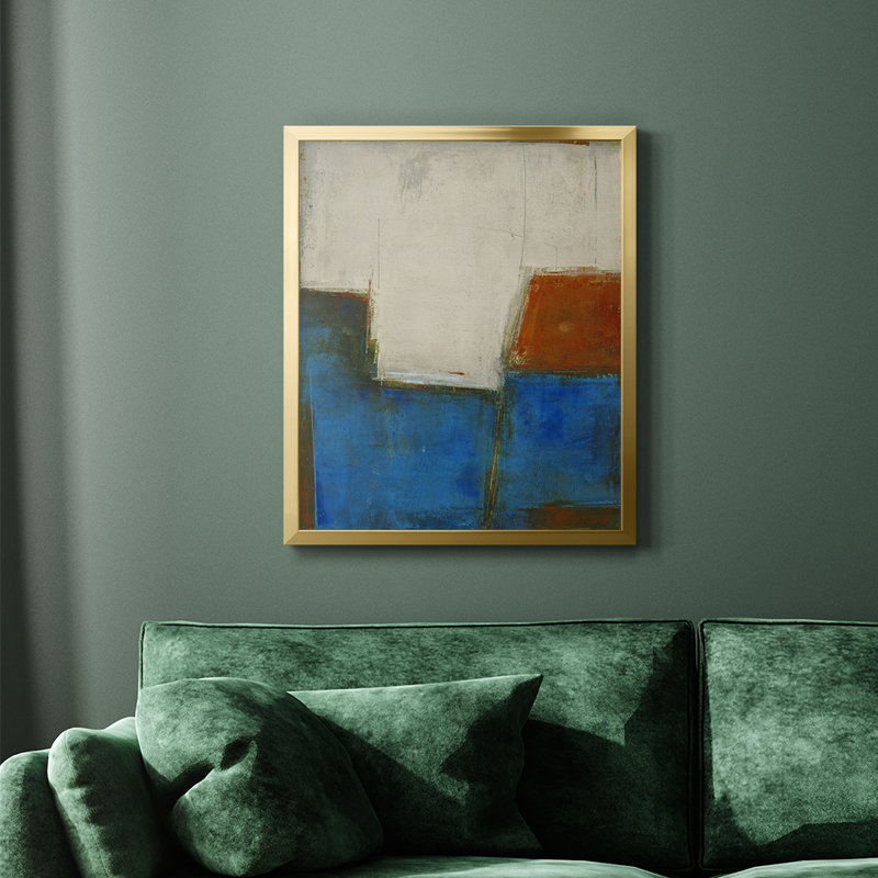 Complex Thought Premium Framed Canvas - Ready to Hang, 24" H x 20" W, Gold