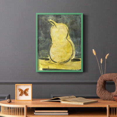 «Urban Pear I», reproduction encadrée - bois massif