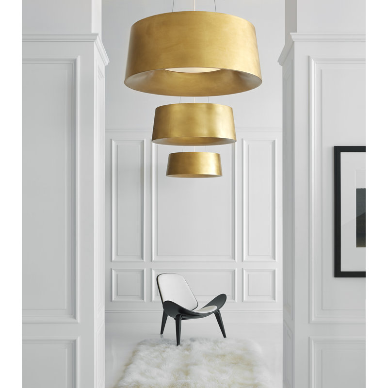 Barbara Barry Halo Medium Hanging Shade, Matte White