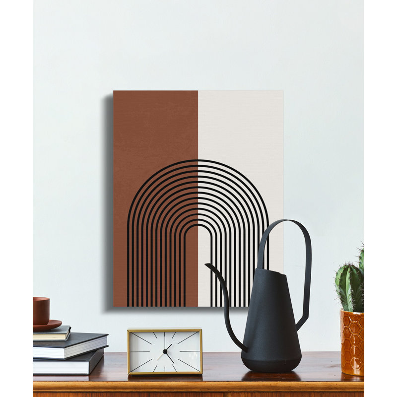 Wrapped Canvas Print Set, Brown/White, 50.8 cm H x 25.4 cm W