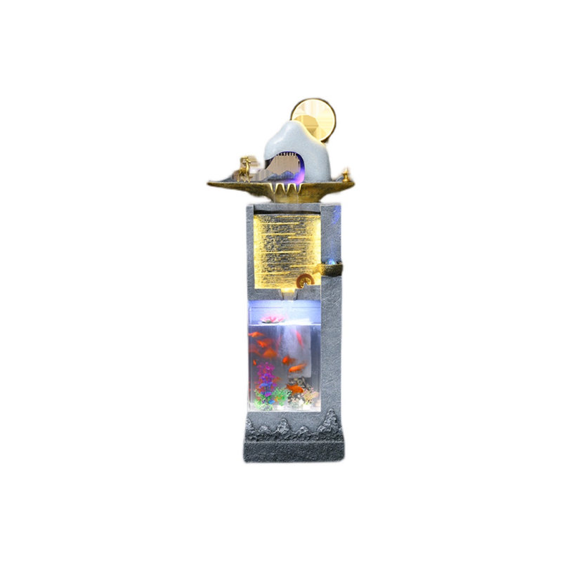 Réservoir d'aquarium moderne en résine 3-7 gallons